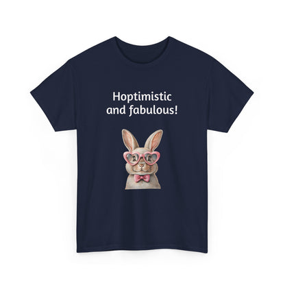 Hoptimistic and Fabulous Unisex Heavy Cotton Tee