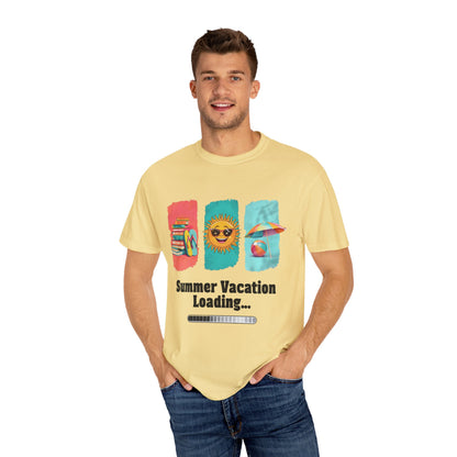 Summer Vibes Unisex T-Shirt, Beach Apparel, Vacation Ready, Casual Wear, Fun Summer Outfit, Gift for Teachers, Relaxed Style