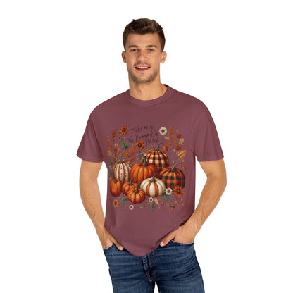 Fall Pumpkin Patch T-Shirt, Autumn Tee, Halloween Shirt, Harvest Fest Top, Thanksgiving Wear, Seasonal Apparel