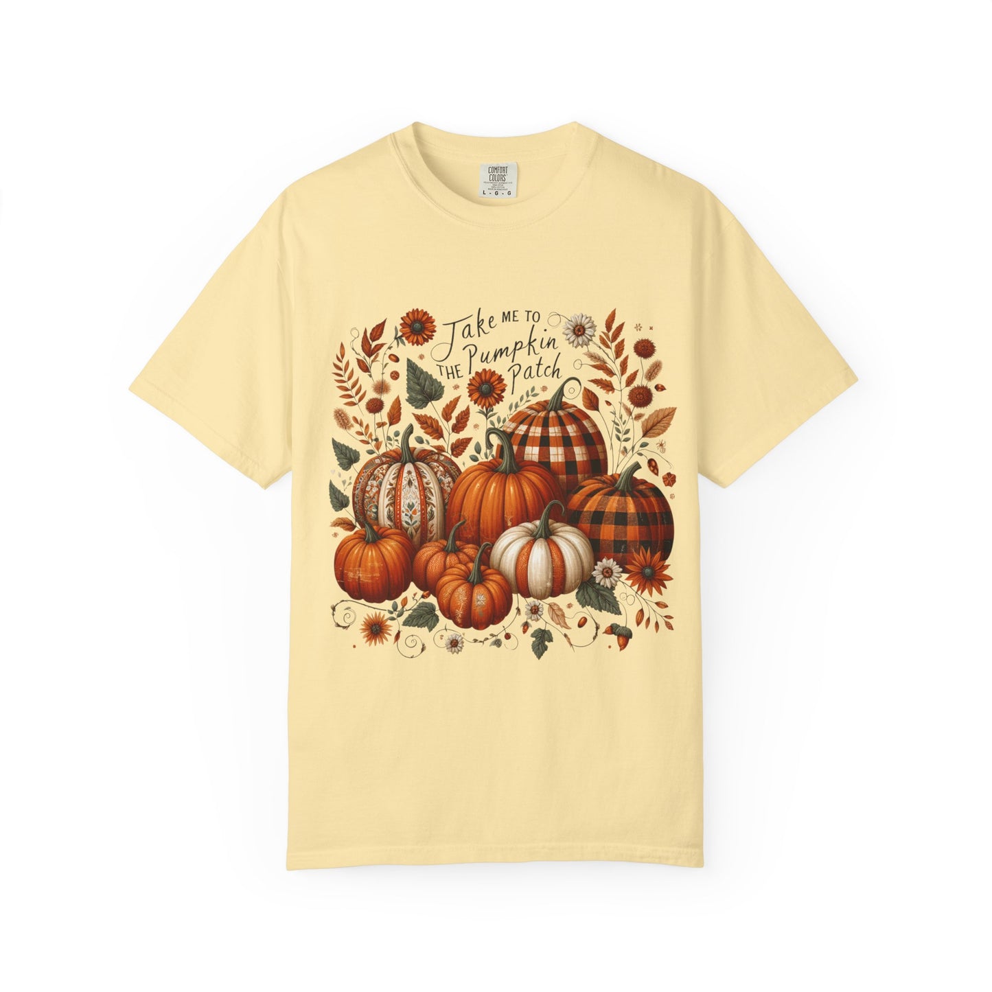 Fall Pumpkin Patch T-Shirt, Autumn Tee, Halloween Shirt, Harvest Fest Top, Thanksgiving Wear, Seasonal Apparel