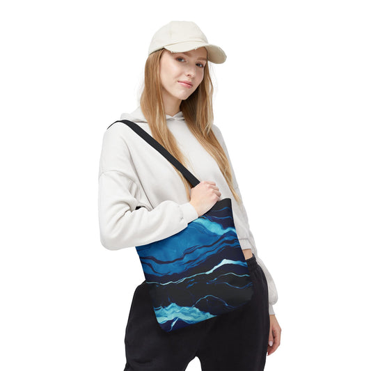 Ocean Wave Tote Bag - Stylish and Versatile for Beach Days and Everyday Use