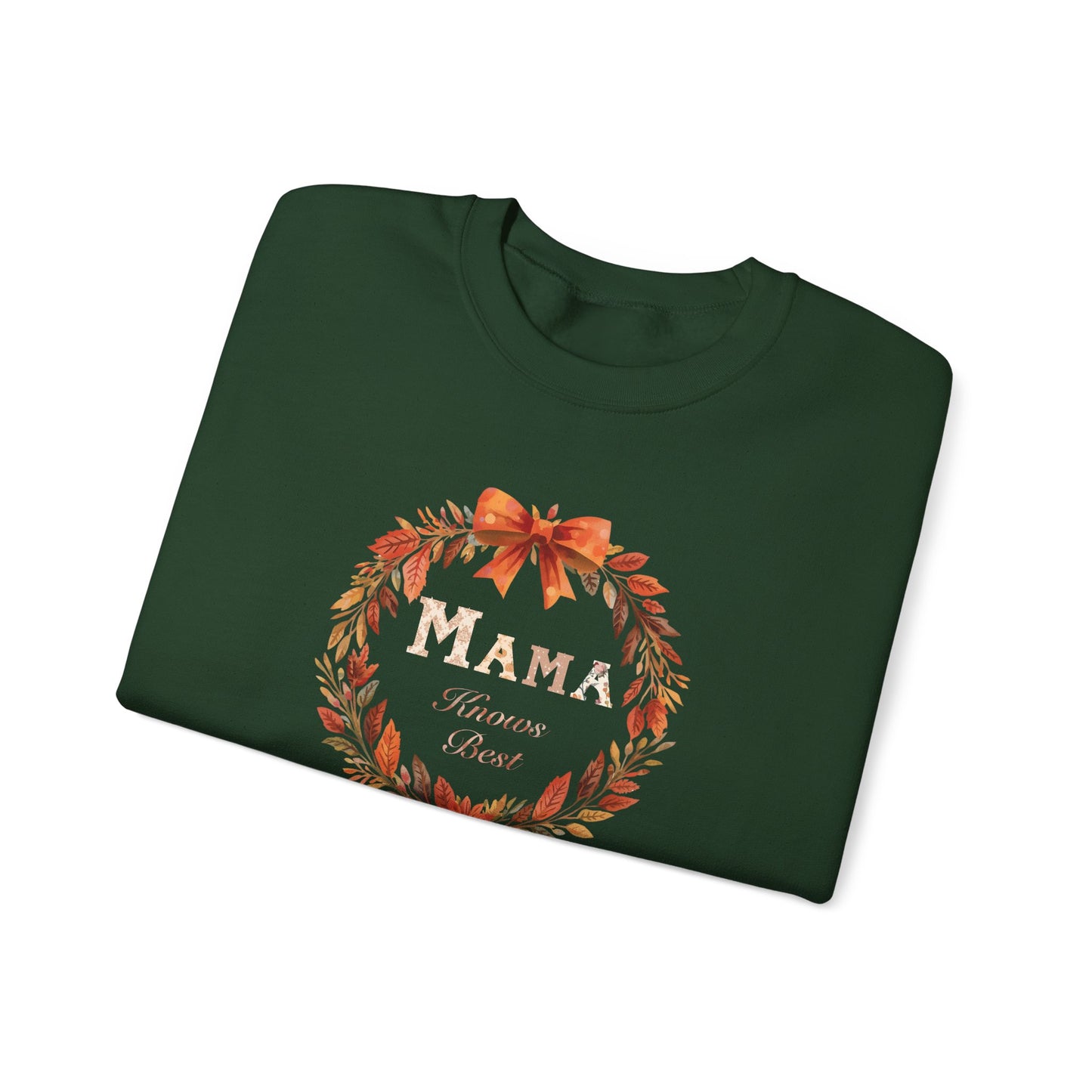 Autumn Mama Crewneck Sweatshirt Fall Vibes Autumn Sweatshirt Gift for Moms Thanksgiving Holiday Apparel Warm Layering Fall Comfort Apparel