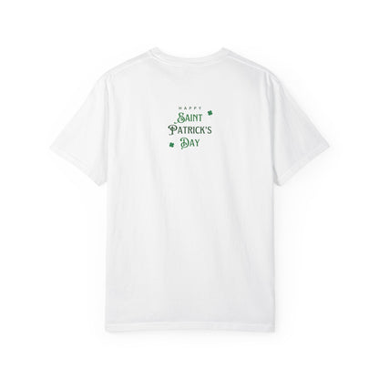 St. Patrick's Day Unisex Garment-Dyed T-Shirt - Festive Clover Design
