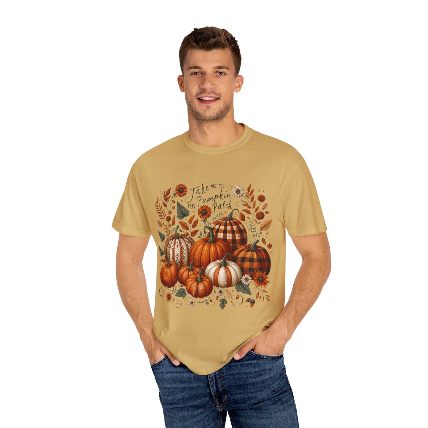 Fall Pumpkin Patch T-Shirt, Autumn Tee, Halloween Shirt, Harvest Fest Top, Thanksgiving Wear, Seasonal Apparel