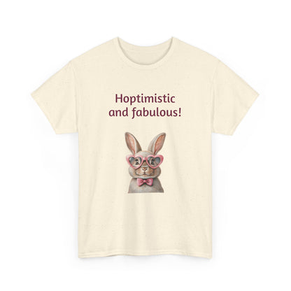 Hoptimistic and Fabulous Unisex Heavy Cotton Tee