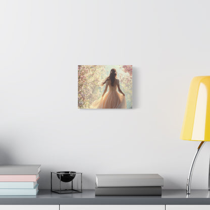Running through the Woods Canvas Print - Whimsical Art for Home Decor